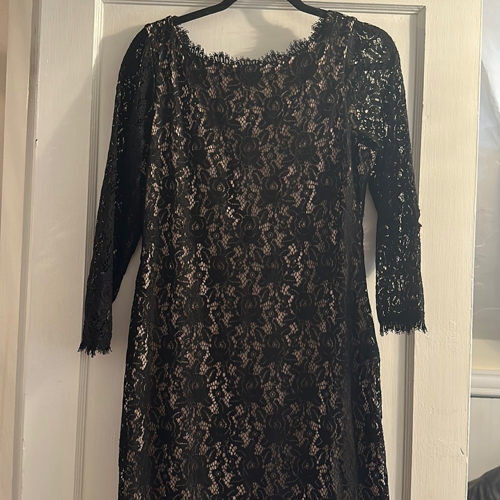 Long sleeve lace dress